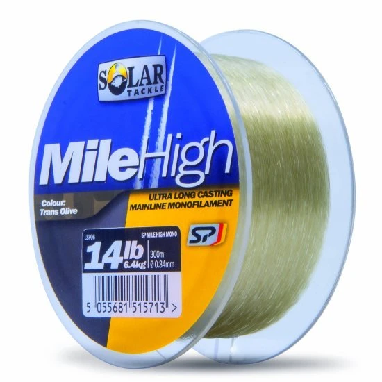 SP MILE HIGH MONO 14lb, 1250m SPOOL (0.34mm diameter)